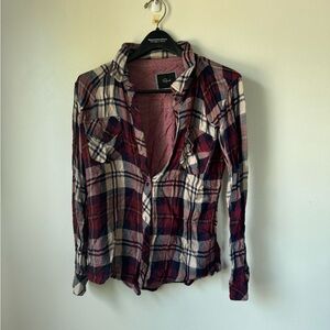 Size L Rails Maroon Plaid Flannel